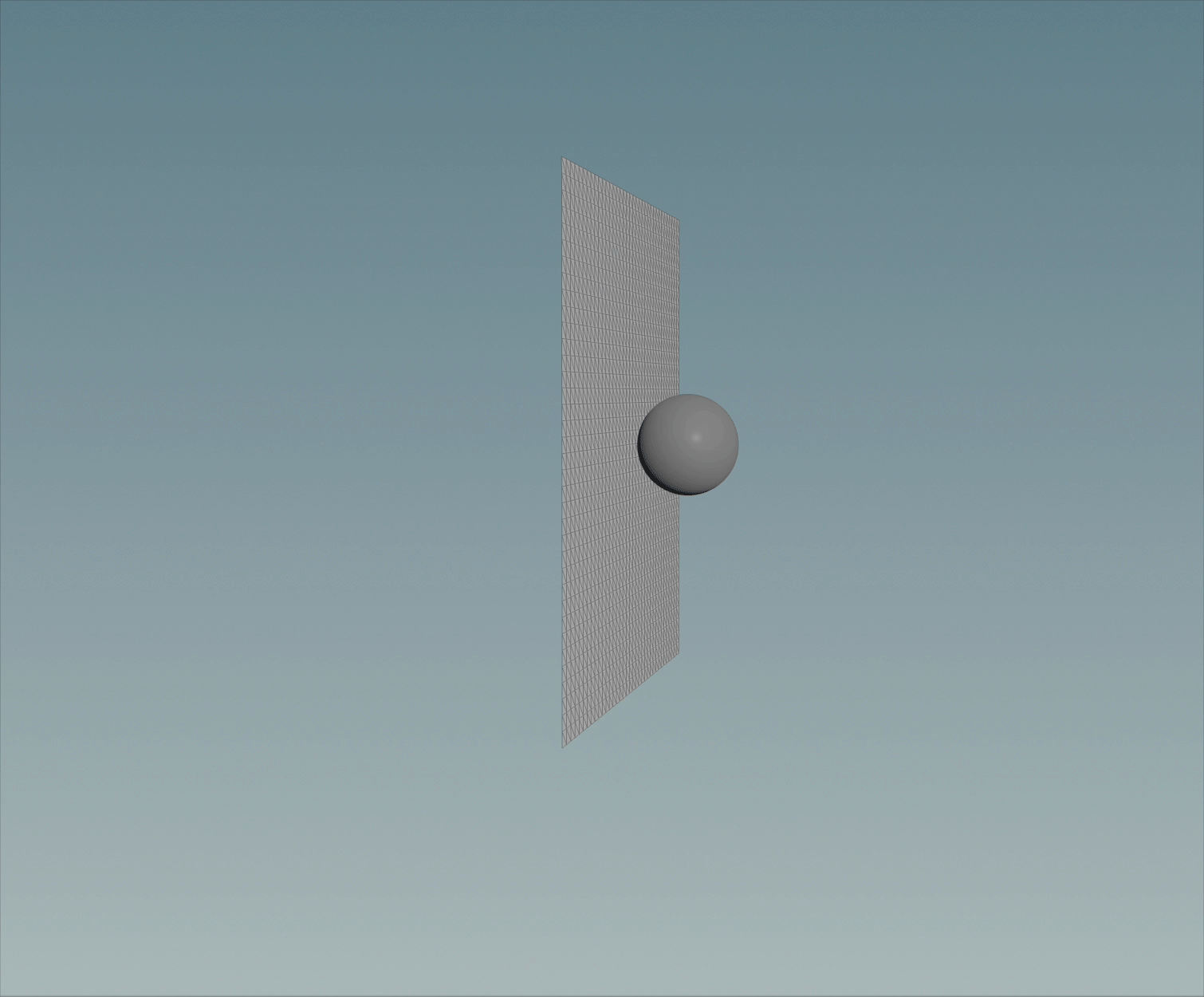 Cloth Obstacle Collision Simulation