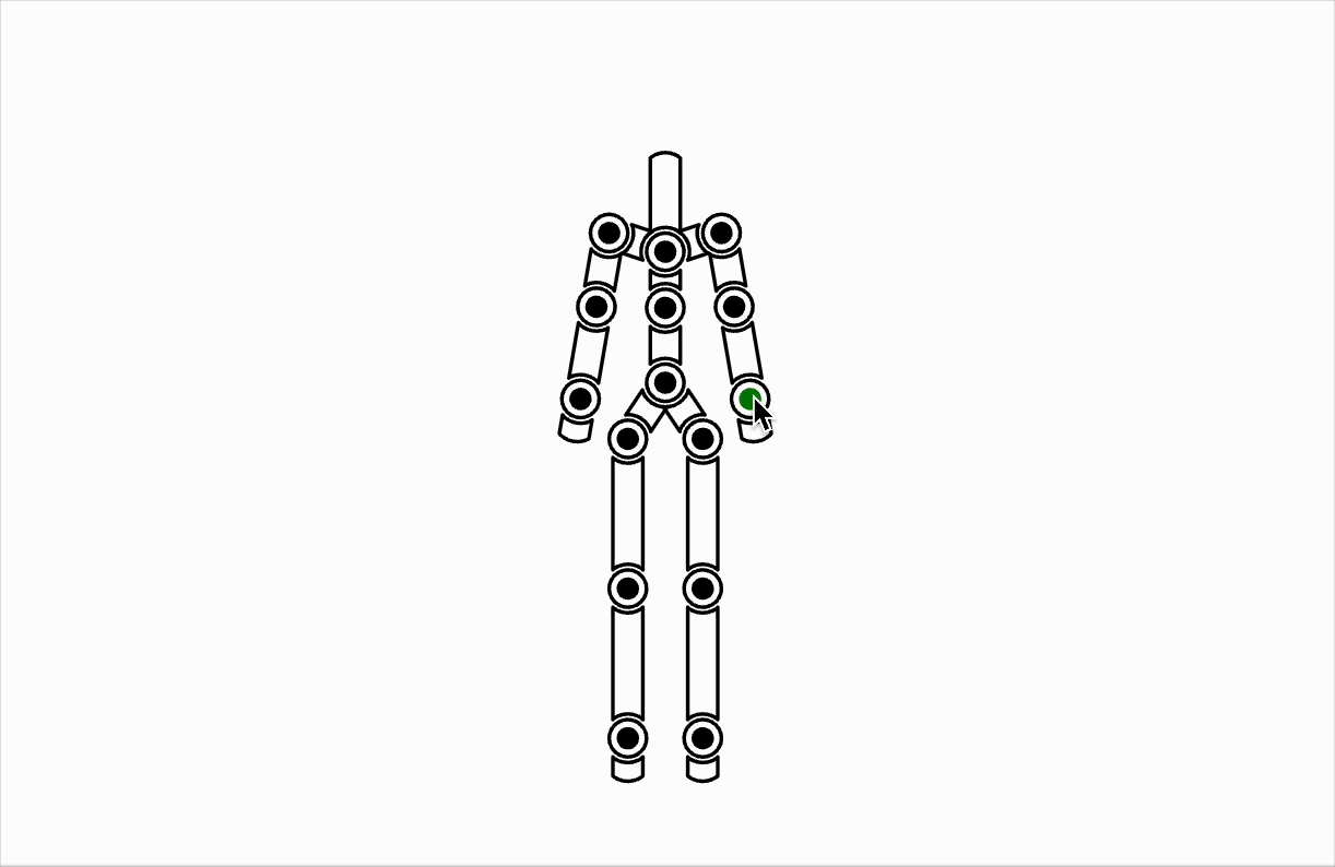 Inverse Kinematics without constraints