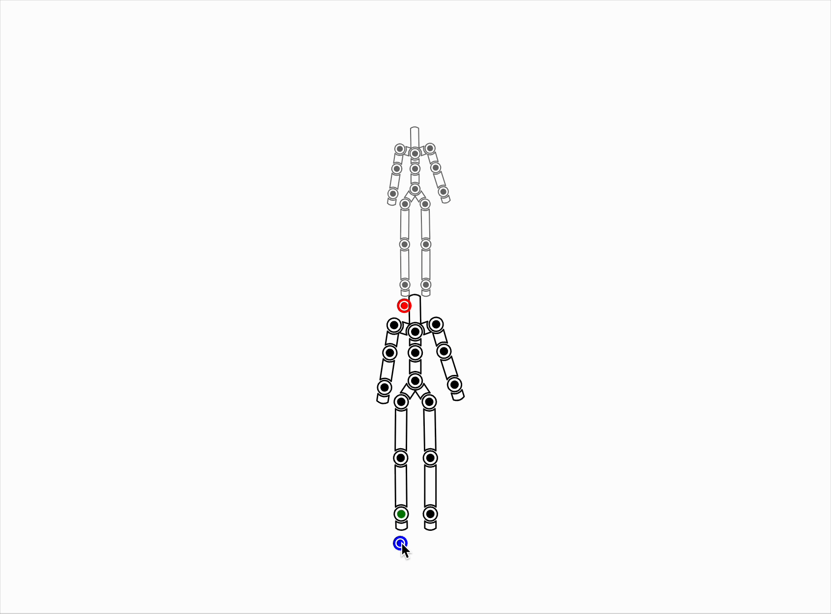 Bidirectional Mirror Inverse Kinematics